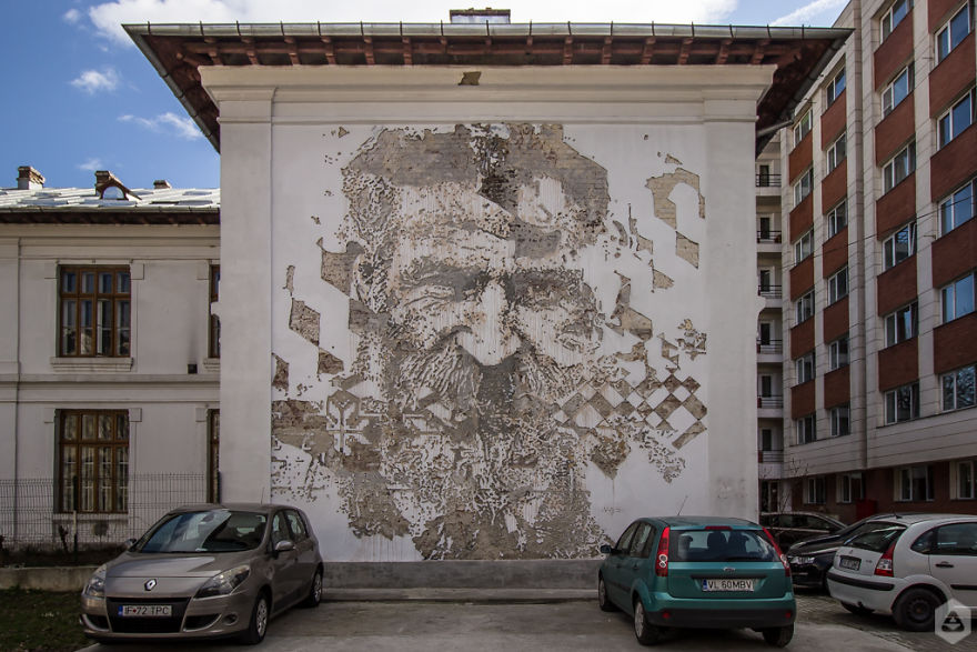 Vhils (Pt) / 2016 / National University Of Arts Bucharest / Mihail Moxa 20