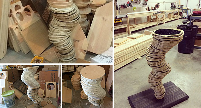 Sisal Tornado Cat Tree