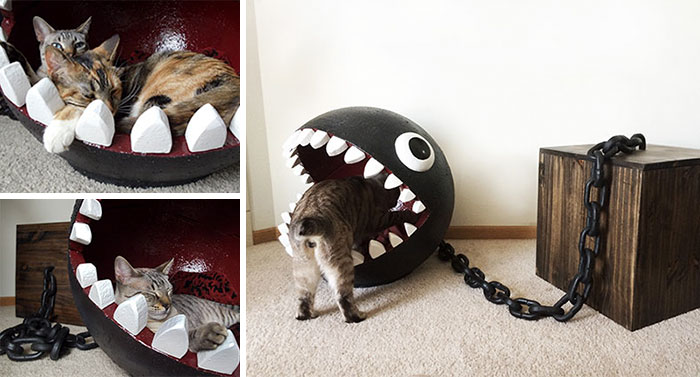 Chain Chomp Cat Bed