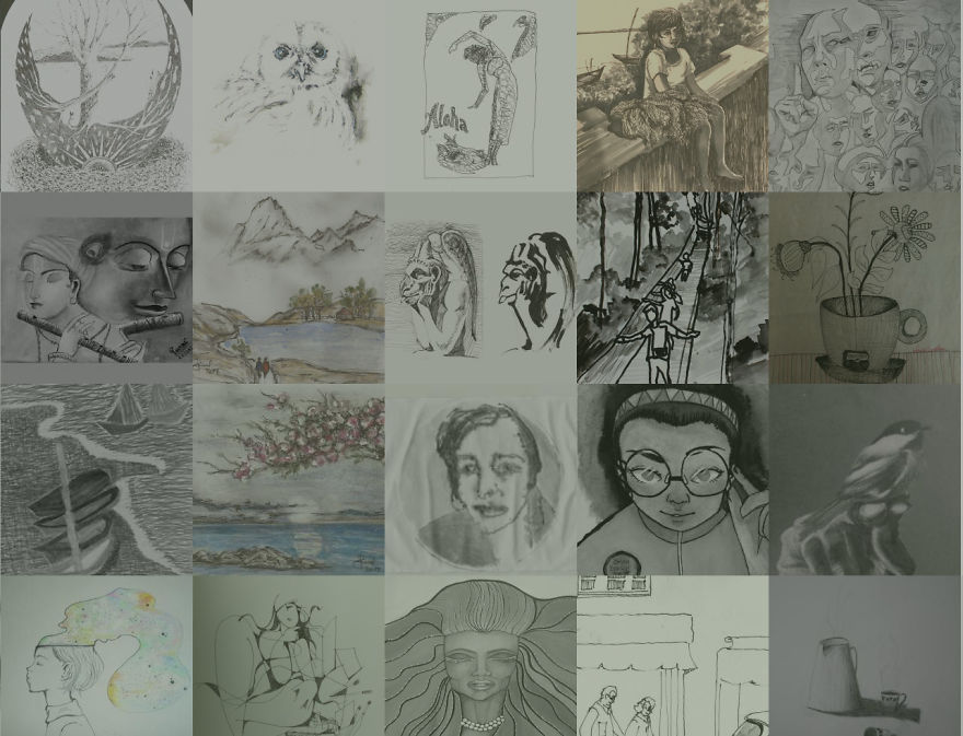 We Are Building A Giant Mosaic From 15,000 Drawings And Stories ! We Are Building A Giant Mosaic From 15,000 Drawings And Stories !