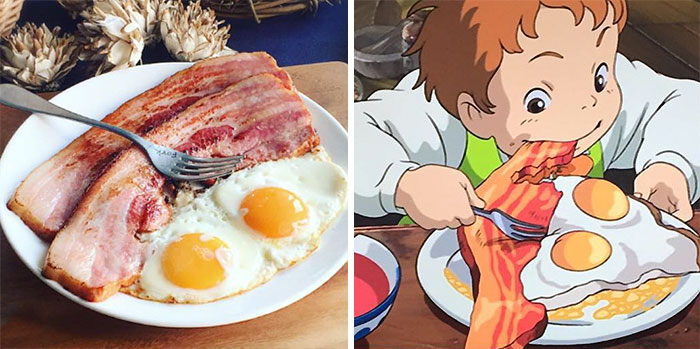 Esta japonesa recrea la comida de las películas de Miyazaki