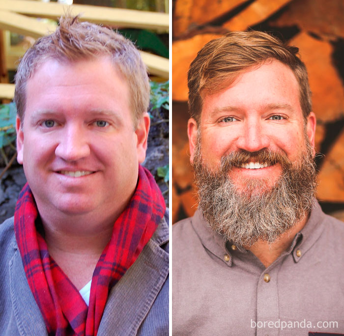 Isn't Is Amazing How Chopped Wood Shows Up In The Background After You Grow A Beard?