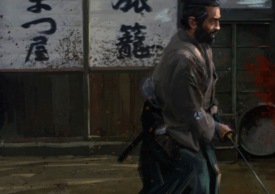 Samurai Uses His Patience Skills To Paint Miniatures And Make Superhero Comics