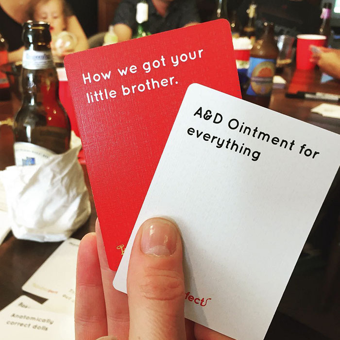 "Cards Against Humanity" For Parents Exists, And It Will Make You Laugh, Then Cry "Cards Against Humanity" For Parents Exists, And It Will Make You Laugh, Then Cry