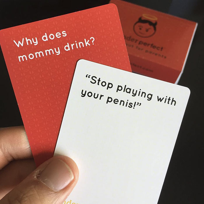 "Cards Against Humanity" For Parents Exists, And It Will Make You Laugh, Then Cry "Cards Against Humanity" For Parents Exists, And It Will Make You Laugh, Then Cry