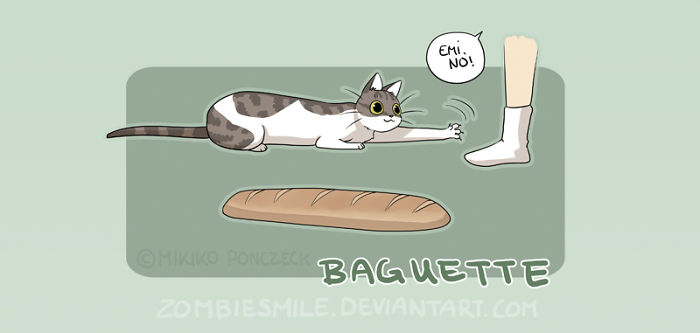 Artist Proves Cats Are More Bread Than You'd Think