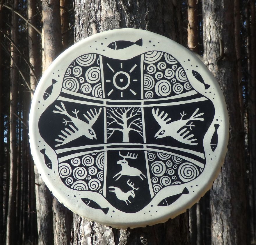 Savage Aesthethics: A Married Couple Recreates Amazingly Beautiful Ritual Siberian Drums