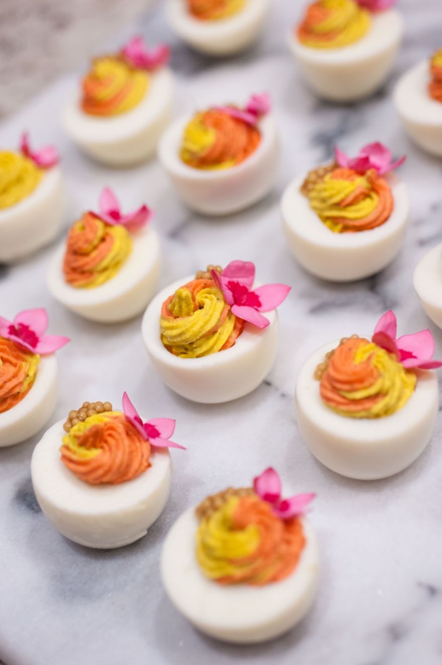 I Make Extra Fancy Deviled Eggs