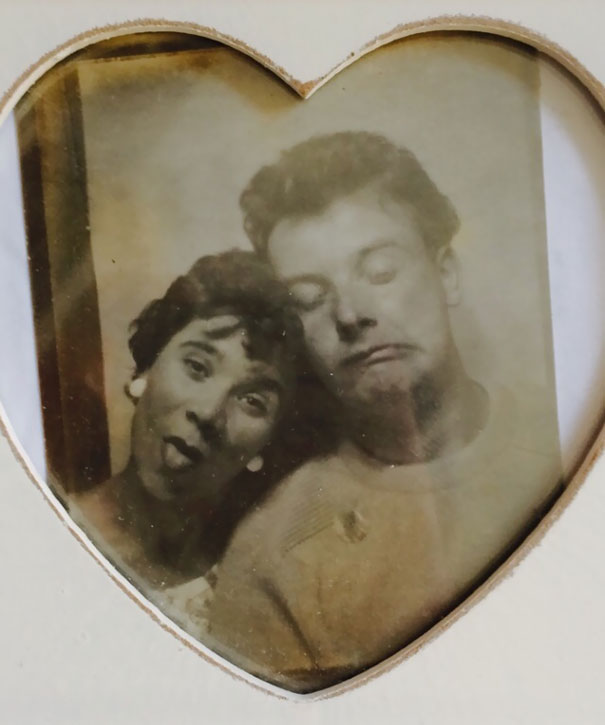 My Wonderful Grandparents In A Photo Booth In 1952