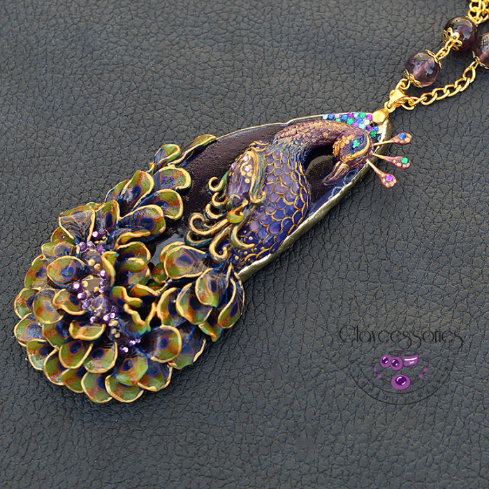 I Use Polymer Clay And Natural Stones To Create Art Nouveau Vintage Jewellery!