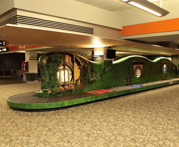 Baggage Claim At Wellington Airport