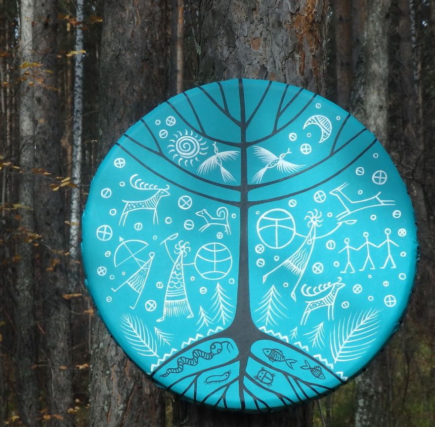 Savage Aesthethics: A Married Couple Recreates Amazingly Beautiful Ritual Siberian Drums