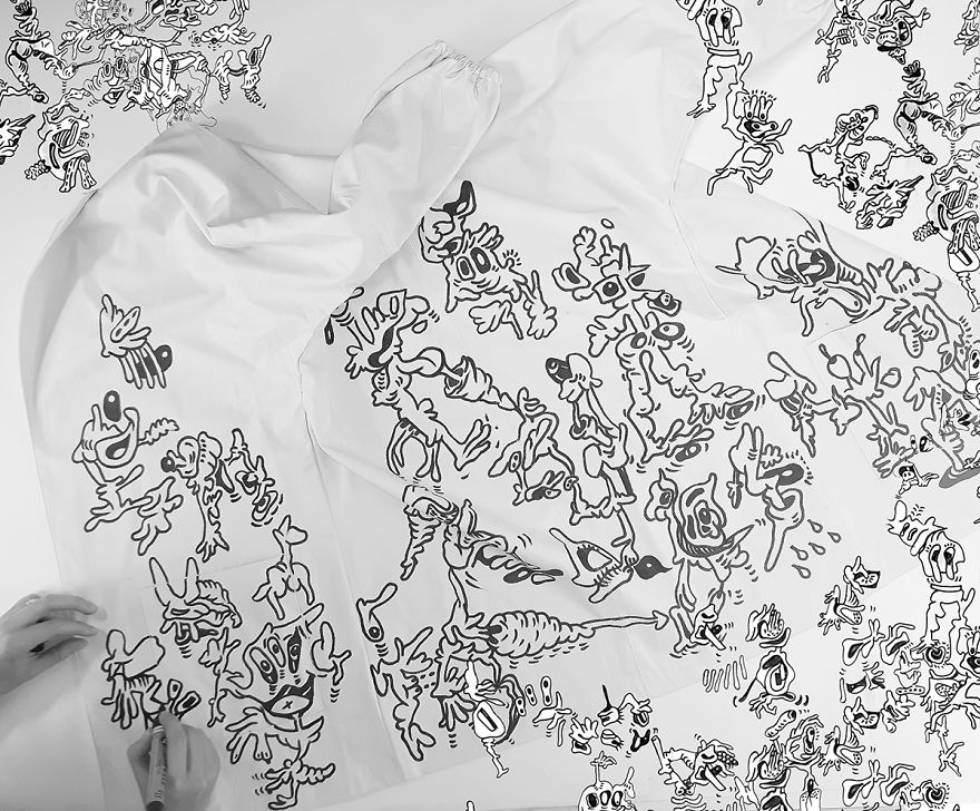 After Drawing On All The Walls Of My House, I Am Now Doodling On All My Clothes And Shoes After Drawing On All The Walls Of My House, I Am Now Doodling On All My Clothes And Shoes