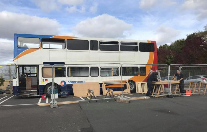 Woman Transforms Double-Decker Bus Into Shelter For Homeless, And Here's How It Looks From Inside Woman Transforms Double-Decker Bus Into Shelter For Homeless, And Here's How It Looks From Inside