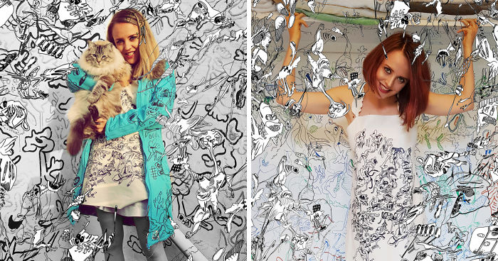 After Drawing On All The Walls Of My House, I Am Now Doodling On All My Clothes And Shoes