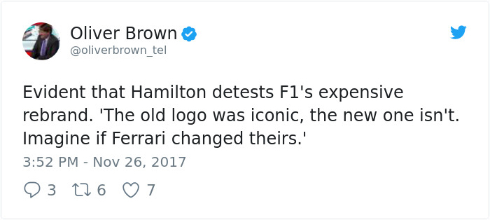 Formula 1 Changes Their 24-Year-Old Logo, Probably Doesn't Expect Reaction Like This Formula 1 Changes Their 24-Year-Old Logo, Probably Doesn't Expect Reaction Like This