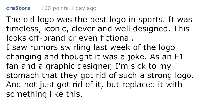 Formula 1 Changes Their 24-Year-Old Logo, Probably Doesn't Expect Reaction Like This