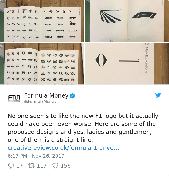 Formula 1 Changes Their 24-Year-Old Logo, Probably Doesn't Expect Reaction Like This