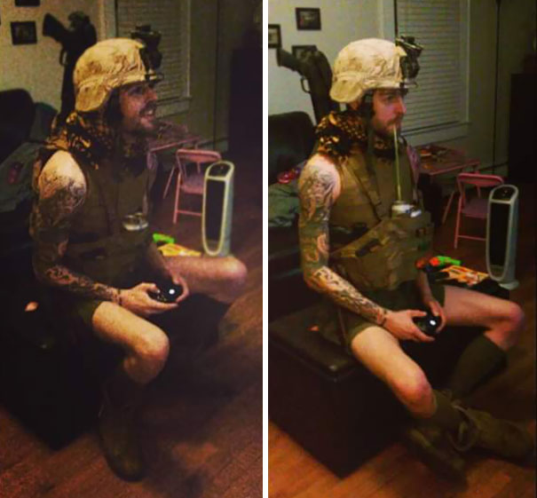 Sometimes, I Like When My Wife Walks In From Work To Something Ridiculous