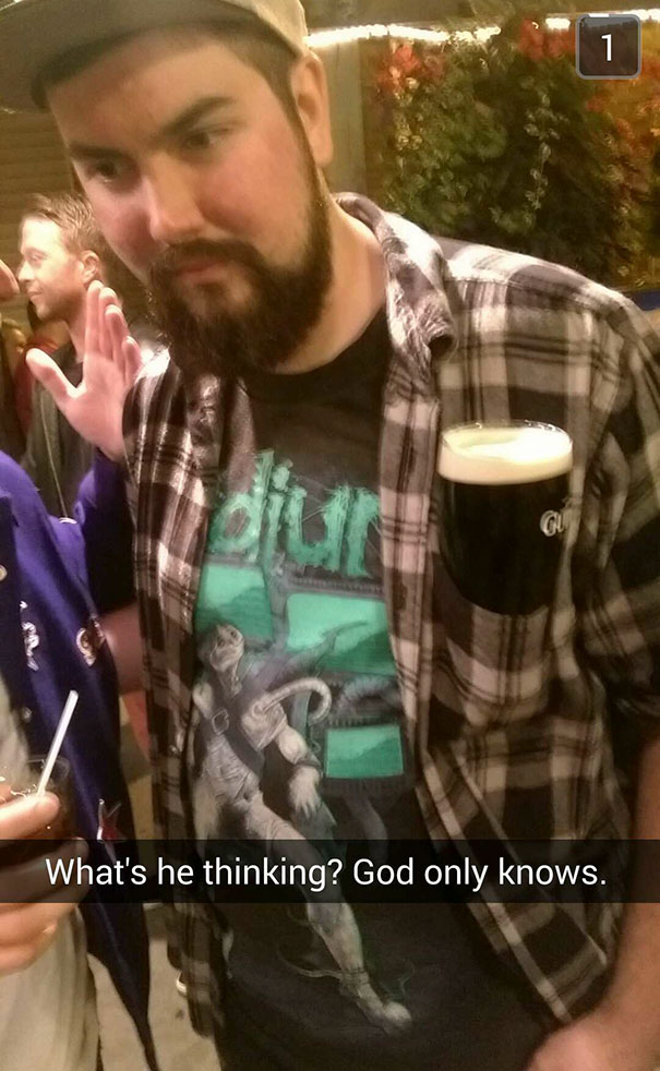 Drunk Me Pretty Into A Conversation