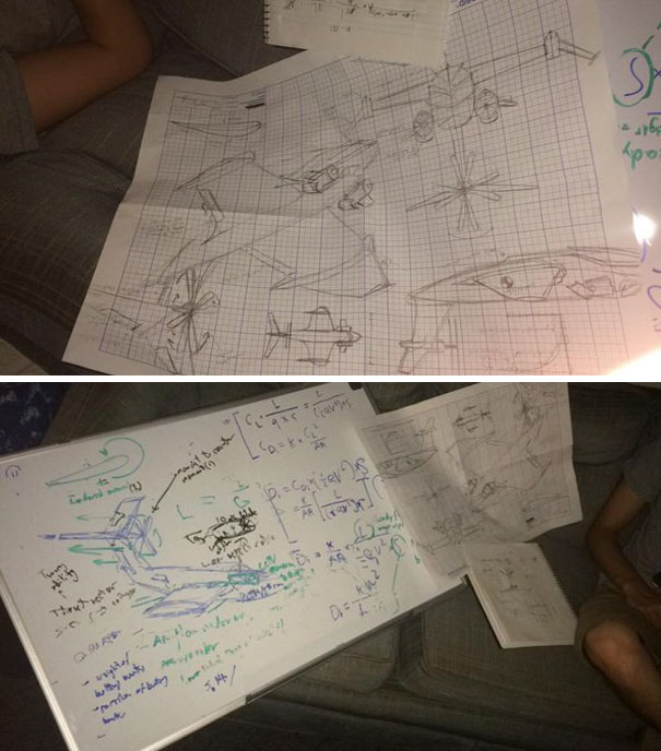 So My Roommate Came Back Drunk Last Night And Doesn't Remember Designing An Entire Airplane
