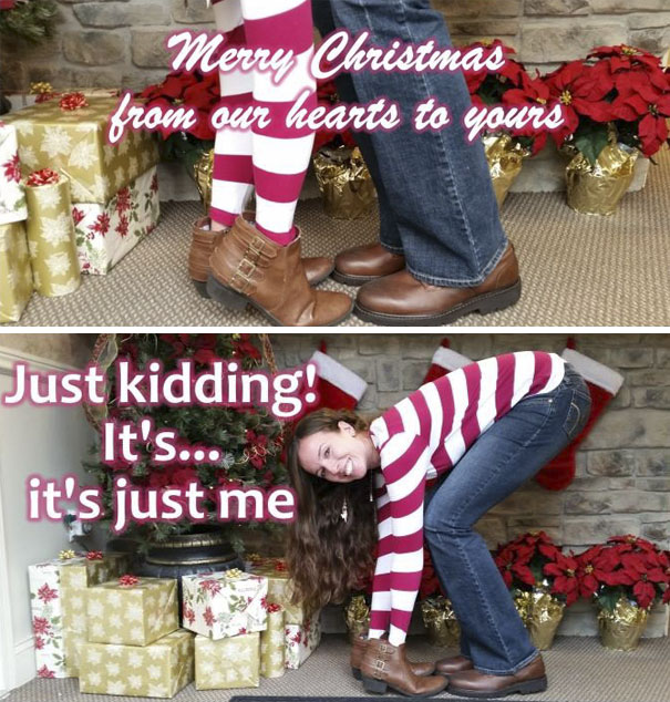 Fellow Single Trolls, This Is How You Send A Christmas Card!