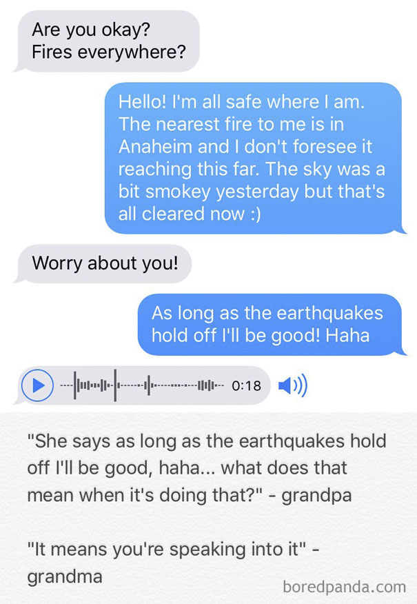 Text From My Grandpa & The Transcript Of The Accidental Audio Recording That Followed