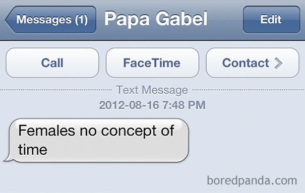 Papa Waiting For Dinner