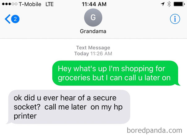 I Need To Call Grandma Back On Her Hp Printer