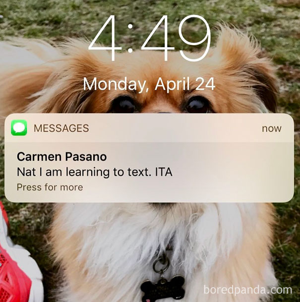 The Important Things. Love, Ita. Oh Sorry, I Mean, Ita