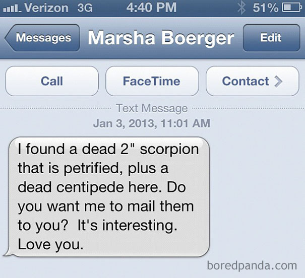 You Never Know When You Will Fins Some Dead Bug With Your Mail