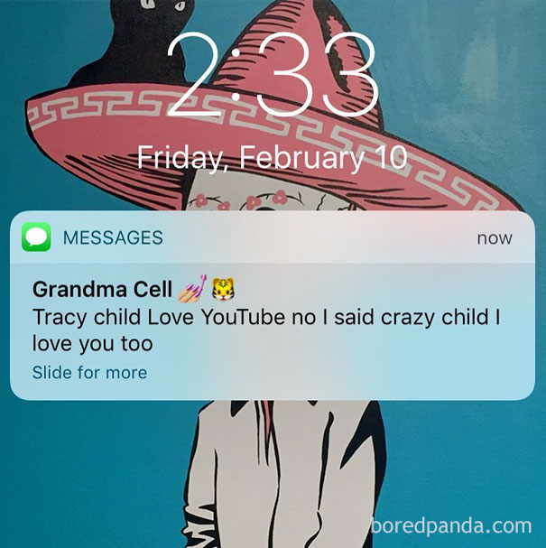 Grandma Learning Speak-To-Text