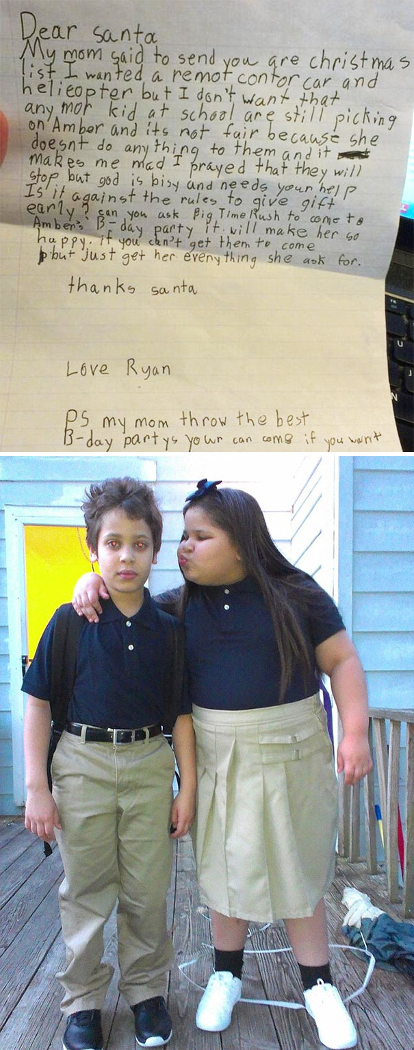 8 Year Old's Letter To Santa