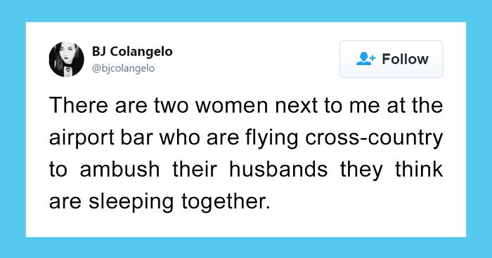 Woman Live-Tweets 2 Wives At Airport Planning To Fly Cross-Country To Catch Cheating Husbands