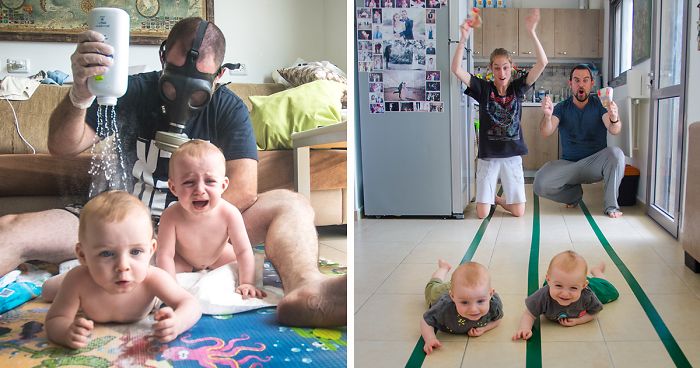 Help Us! Our Father Is A Photographer!