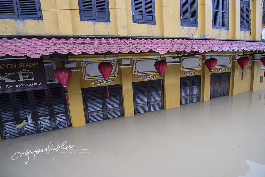 Flooding In Hoi An, The World Heritage Site Of Vietnam