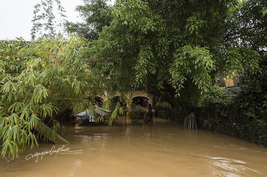 Flooding In Hoi An, The World Heritage Site Of Vietnam