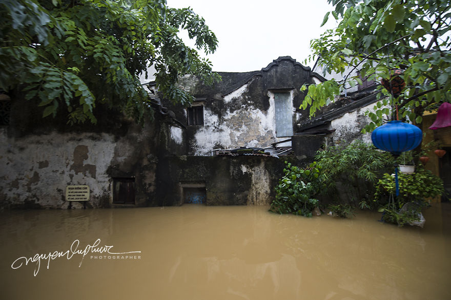 Flooding In Hoi An, The World Heritage Site Of Vietnam