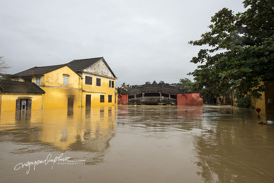 Flooding In Hoi An, The World Heritage Site Of Vietnam