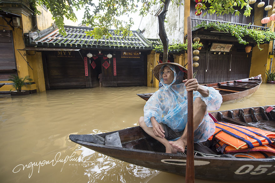Flooding In Hoi An, The World Heritage Site Of Vietnam