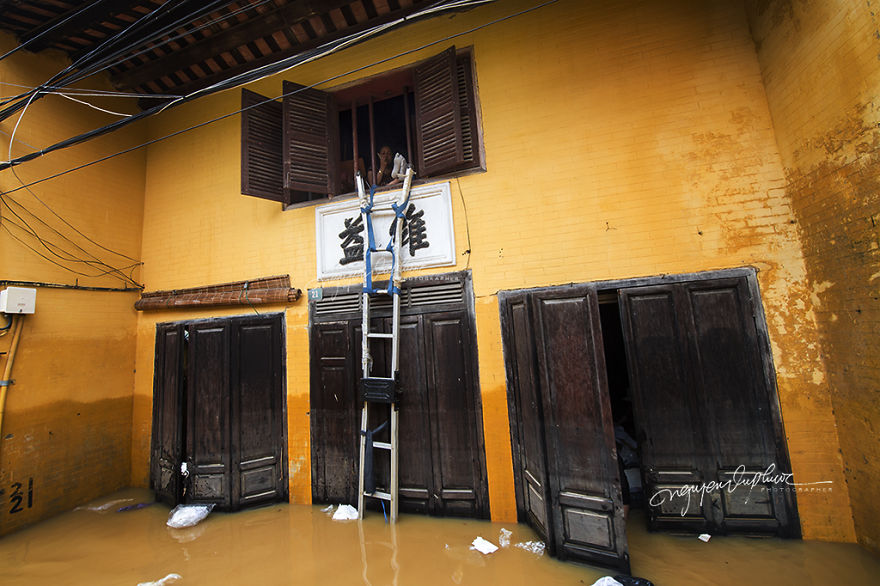 Flooding In Hoi An, The World Heritage Site Of Vietnam