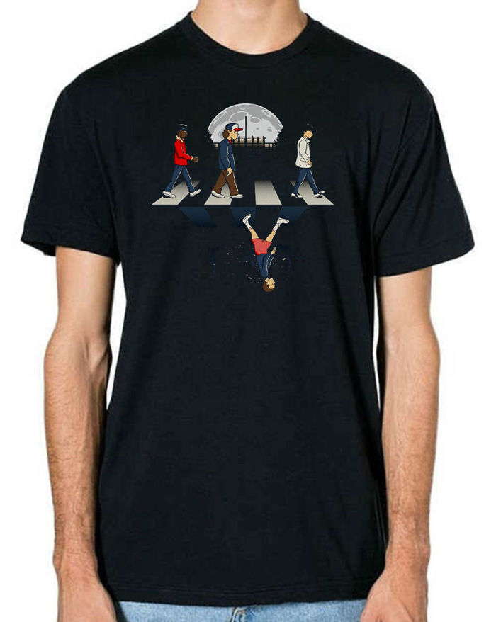 Stranger Things Upside Down Road T-Shirt
