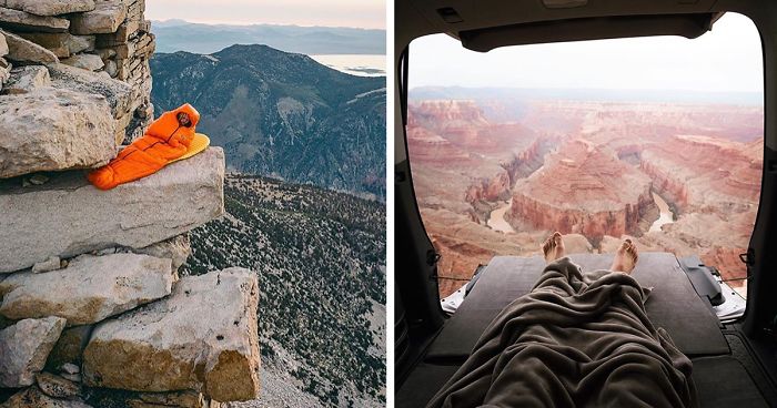 This Woman Makes Fun Of Campers Who Definitely “Did Not Sleep There”