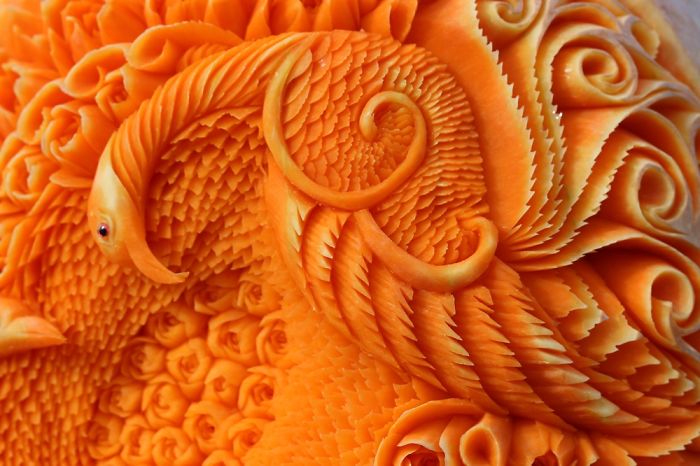 I Have Used Just A Little Knife To Hand Carve This Pumpkin