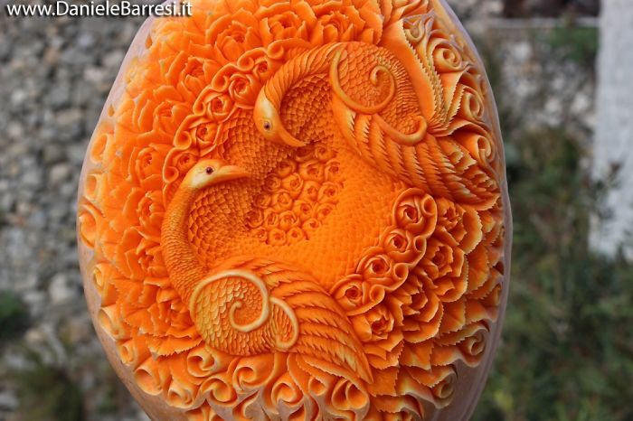 I Have Used Just A Little Knife To Hand Carve This Pumpkin