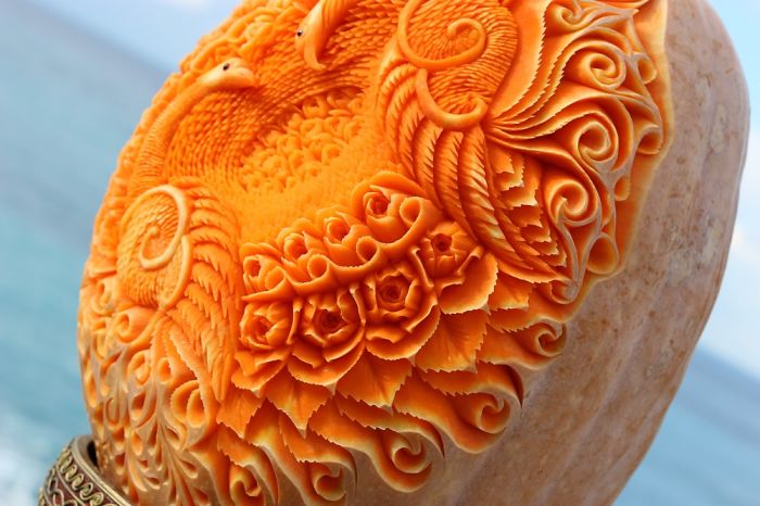 I Have Used Just A Little Knife To Hand Carve This Pumpkin