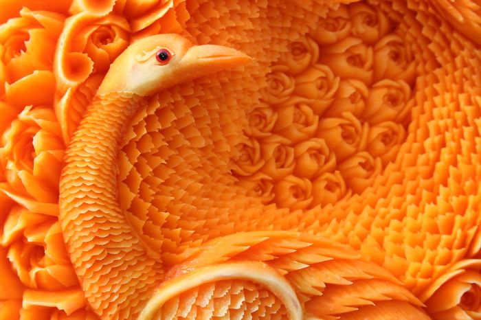 I Have Used Just A Little Knife To Hand Carve This Pumpkin