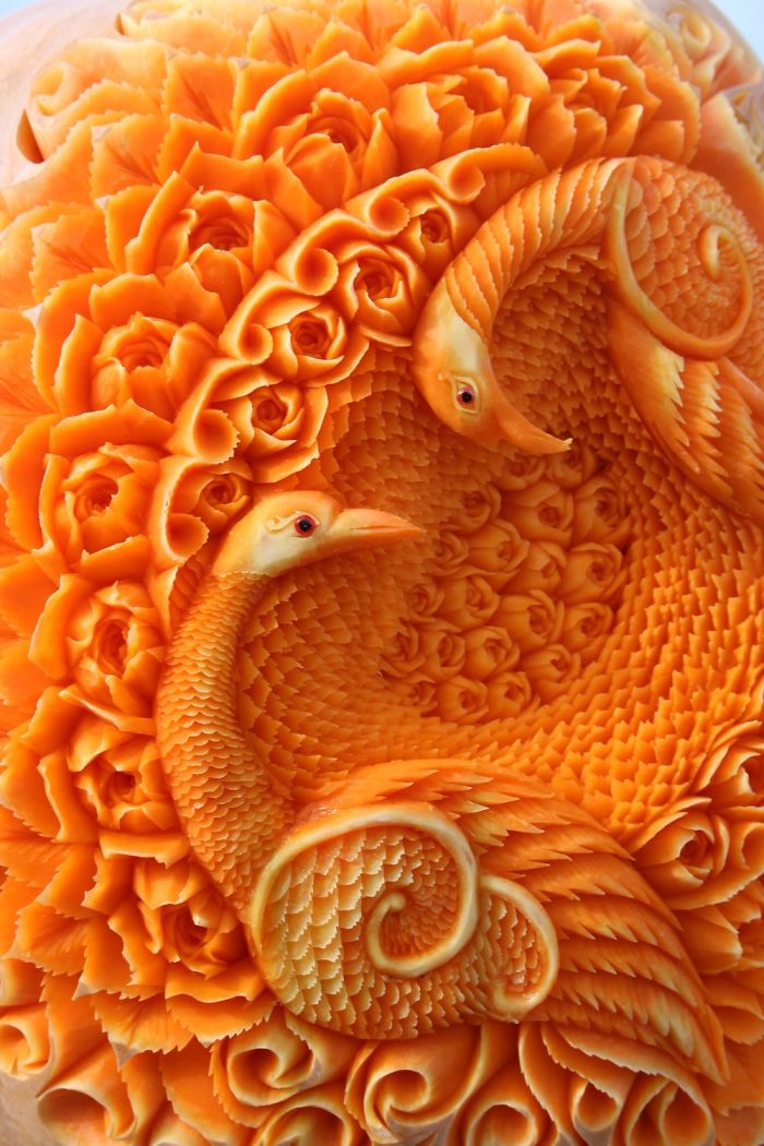 I Have Used Just A Little Knife To Hand Carve This Pumpkin