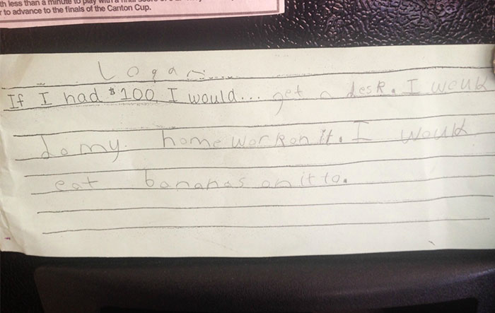 This Kid Has Just Wants To Get A Desk