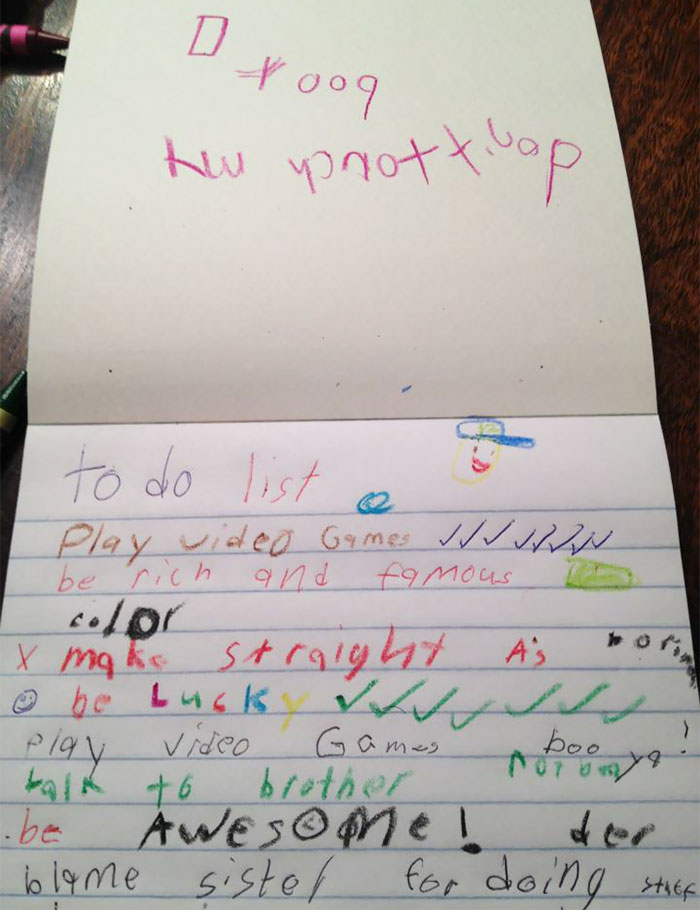 My Friends Little Brother Has His Priorities Straight